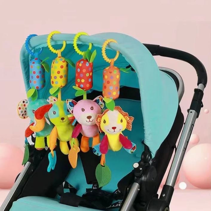 Baby Crib Hanging Animal Rabbles Toys