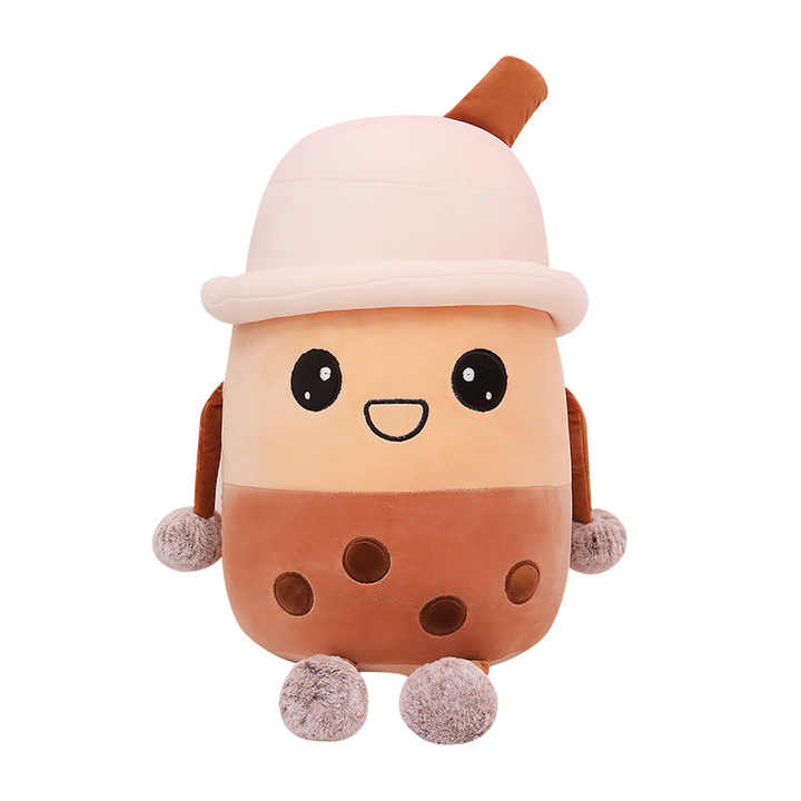 Doux vente chaude Boba tasse de thé au lait jouet en peluche